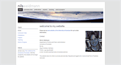 Desktop Screenshot of nils.weidmann.ws